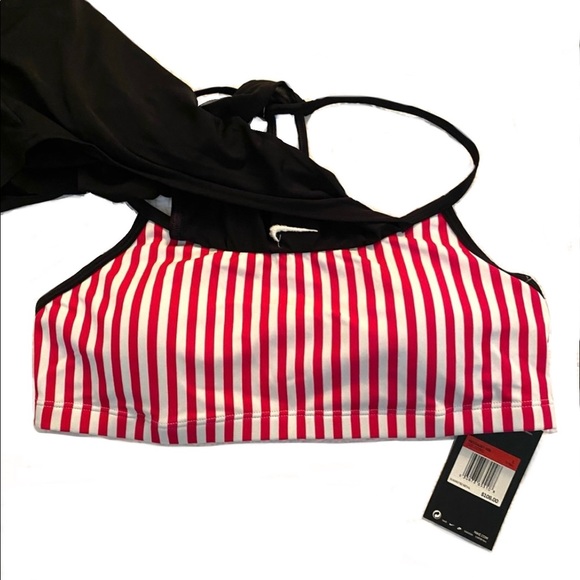 Last 1-NIKE Tankini Swimsuit Pink & White 🌺 - Picture 3 of 15